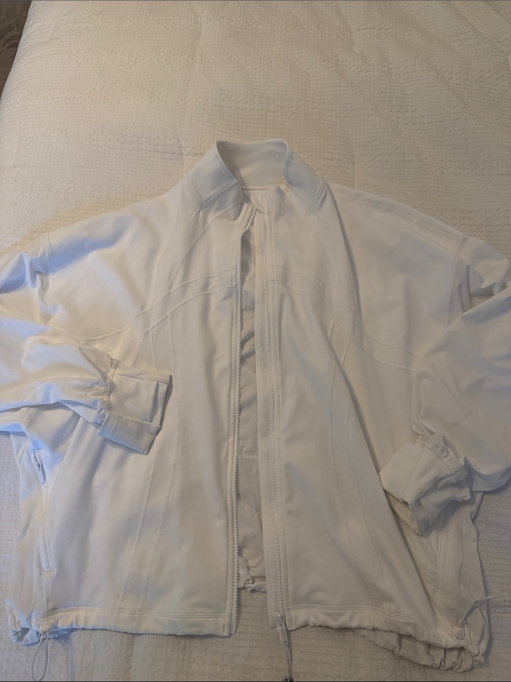 lululemon athletica Soft White Pullover with Subtle Logo